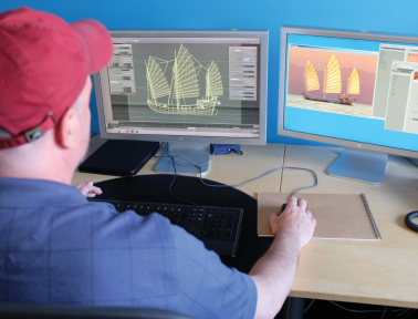 Behind The Scenes with Kids Discover Artist Ed Gabel
